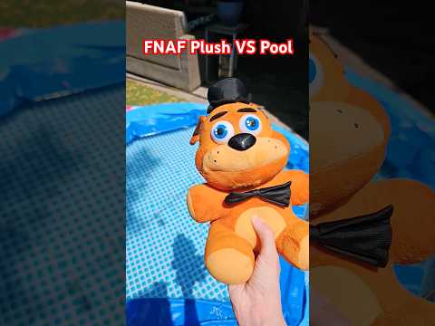 FNAF Plush VS Pool 😱 #fnaf #fivenightsatfreddys #fnafmemes