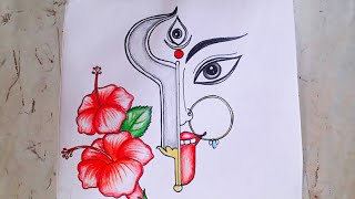 Diwali drawing|Maa kali drawing | Drawing Kali | MAA kali drawing step by step/Kali drawing easy