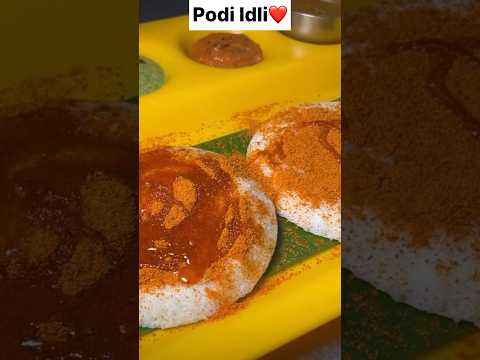 This is ur sign to try PODI IDLI❤️ #shorts #idli #southindianfood #foodie#trending#viral #streetfood