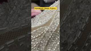 HEAVY NET WORK FABRIC KATRAN MARKET MANGOLPURI DELHI #Boutique #youtube #shorts #handwork