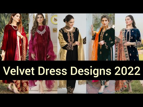 Simple & Elegant Velvet Dress Designs 2022 || Velvet Suit Designs  || Fashionista Fairy.