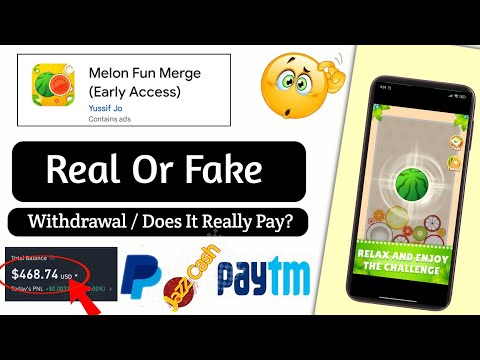 Melon Fun Merge Real Or Fake - Melon Fun Merge Withdrawal - Melon Fun Merge Game Review