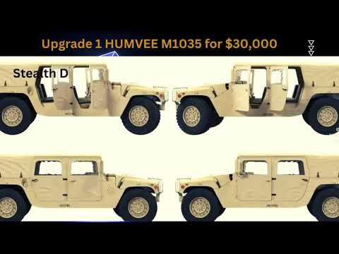 Elevate Your Adventure with Stealth Developers: Upgrade 1 HUMVEE M1035 for $30,000! #shorts #humvee