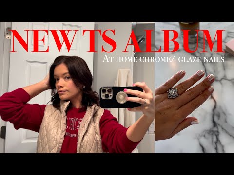 Vlog | DIY chrome/glaze nails | Exciting week to be a Swiftie | Mekenzie Hughes