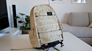 Unboxing/Reviewing The Nike SB RPM Sportswear Backpack Limestone (On Body) 4k