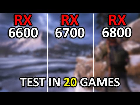 RX 6600 vs RX 6700 vs RX 6800 | Test in 20 Games at 1440p | The Ultimate Comparison! 🔥 | 2025