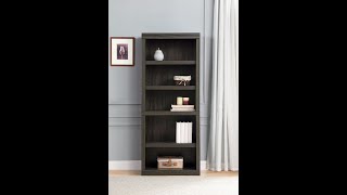 Walmart Canada hometrends Dark Oak 5-Shelf Bookcase Assembly