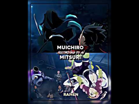 Muichiro Vs Mitsuri According To AI