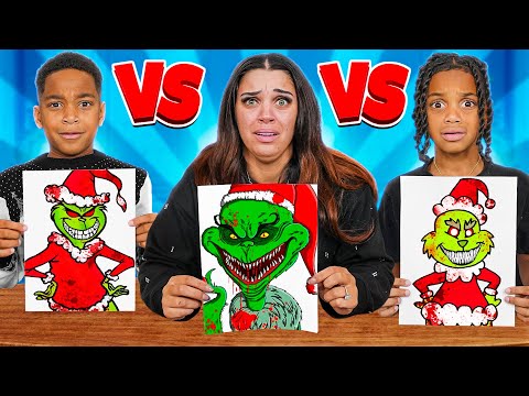 3 MARKER CHALLENGE THE GRINCH STOLE CHRISTMAS