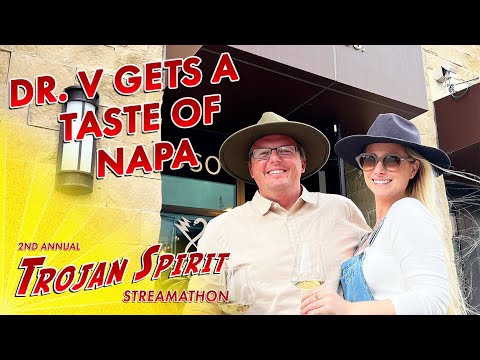 Dr. V Gets at Taste of Napa with Alumna Canon Thomas · 2nd Annual Trojan Spirit Streamathon