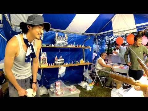 #54 Participating as Staff at the Summer Festival’s Shooting Game / Yaki Udon (Fried Udon)