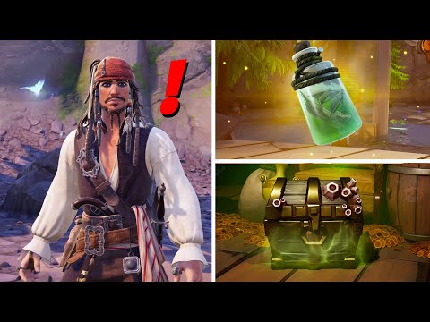 Fortnite NEW Pirates of the Caribbean Boss & Mythic Weapons Location Guide!