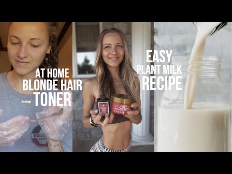 DIY: HOW TO FIX BRASSY HAIR + HEALTHY PLANT BASED MILK RECIPE!