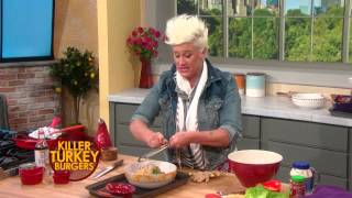 Anne Burrell’s Killer Turkey Burgers