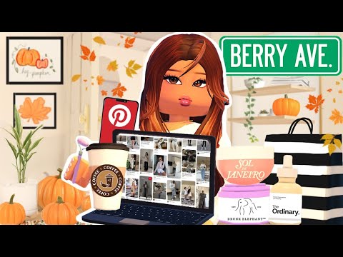 AESTHETIC BILLIONAIRE AUTUMN MORNING RESET ROUTINE *VOICED* BERRY AVENUE