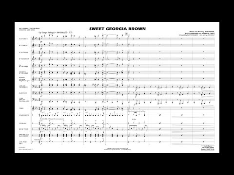 Sweet Georgia Brown arranged by Matt Conaway