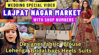 Lajpat Nagar Market Delhi | Partywear collection | latest collection 2024 with shop no. | New Video