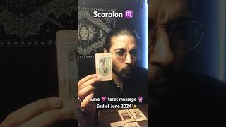 Scorpio ♏️ love 💕 tarot massage 🔮 | get over it 🤯 #tarot4u #tarot #shorts #youtubeshorts #fyp