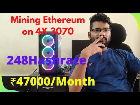 Mining Ethereum on 4× RTX 3070 |248 MH/s |Full set up guide