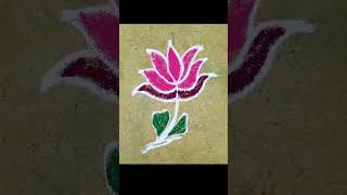 Beautiful design #rangoli design #daily design #colour design 🥰