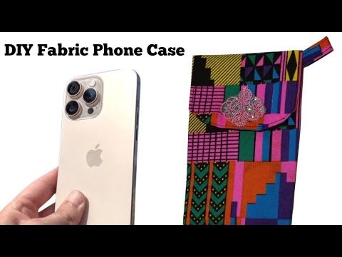 DIY Fabric Phone Case In Minutes