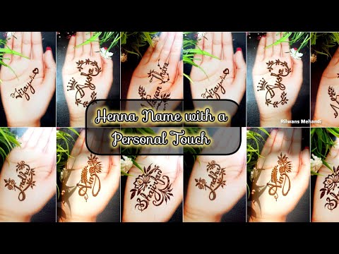 Your Henna Name Designs Go Viral ❤️| Henna name art | Mehndi calligraphy #mehnditutorial #hennaname