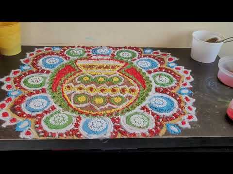 Pongal Rangoli Design 3 # shorts # yt shorts