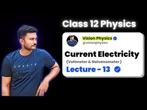 Current Electricity | Voltmeter, Galvanometer | Class 12 Physics @Vision.Physics