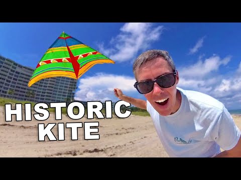 Flying a Historic Vintage Delta Kite