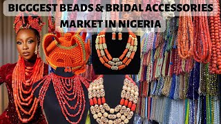 THE BIGGEST AND CHEAPEST BEADS & BRIDAL ACCESSORIES MARKET IN NIGERIA |BENIN OKUKU |EDO BRIDAL BEADS