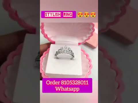 Simple and Stylish Silver Ring 💍 For Girls | Beautiful Design Silver Ring For Girls | Chandi Ki Ring