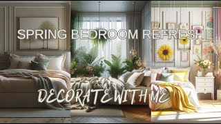 4K SPRING BEDROOM REFRESH | PRIMARY BEDROOM MAKEOVER 2024 | EARLY SPRING DECOR 2024