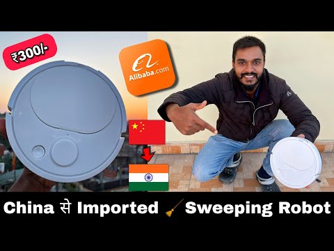 China Imported Vaccum Cleaner Sweeping Robot Unboxing and Review | Alibaba Order Received from China