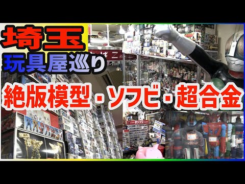 Out-of-print plastic models, soft vinyl, and alloys: A trip to the Saitama toy store