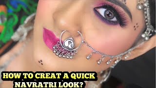 NAVRATRI LOOK by madhavi soni|india makeup