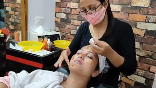 Facial Treatment||step by  step skin whitening|| louts preservita||