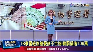 食材逾期遭罰18萬 北投亞太:非供客人食用