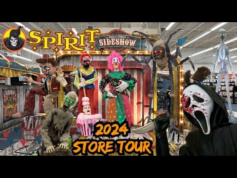 Spirit Halloween NEW 2024 Decor Store Walkthrough (Awesome Animatronics)