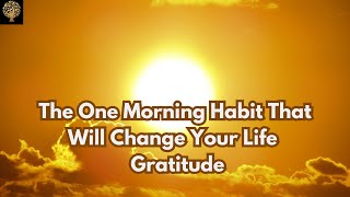 The One Morning Habit That Will Change Your Life  Gratitude 11 MARCH , 2025