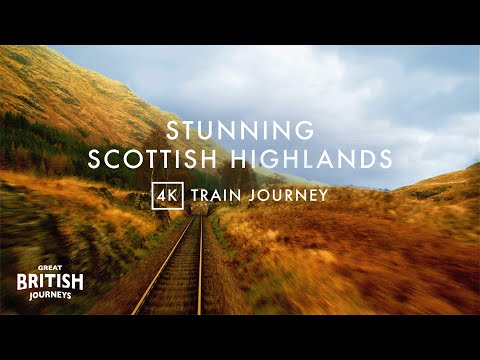 Travel on Scotland’s West Highland Line: Glenfinnan to Spean Bridge | Relaxing 4K Train Journey