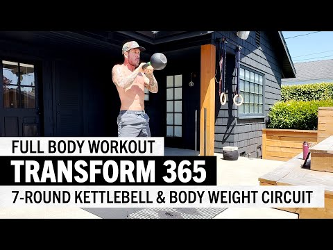 FULL BODY KETTLEBELL & BODY WEIGHT WORKOUT FROM HOME