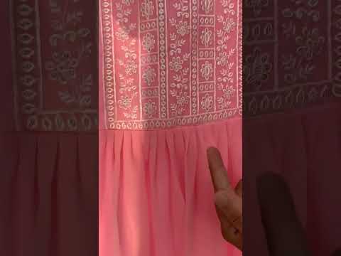 baby pink color kurta... A line kurta.. office wear..semi casual kurti.. ready to dispatch.. #kurta