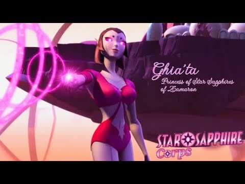 Green lantern the animatted series ~ Star Sapphire (Ghia'ta) - Over Each Other