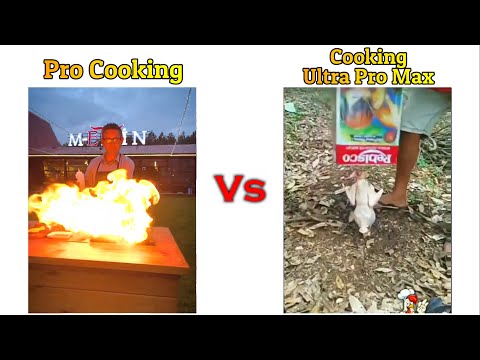 Pro Cooking Vs Ultra Pro Max Cooking !! Memes #viralmemes #mems