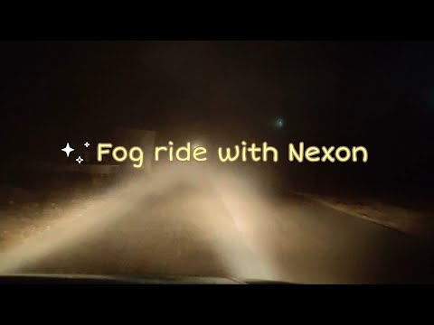 Tata Nexon Fog Ride | Heavy Fog 🌫️ #fog #foglights #tatanexon2022 #nexon #tatanexon #fog #foggy