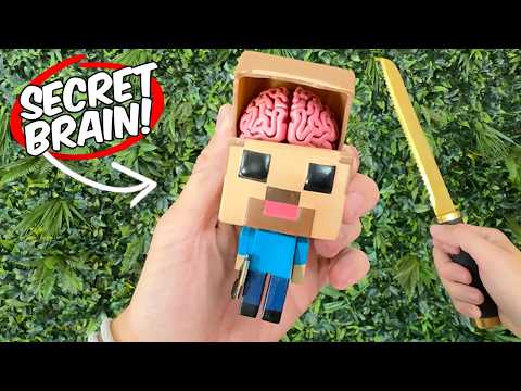 Secret Brain inside BOOTLEG MINECRAFT Funkopops!