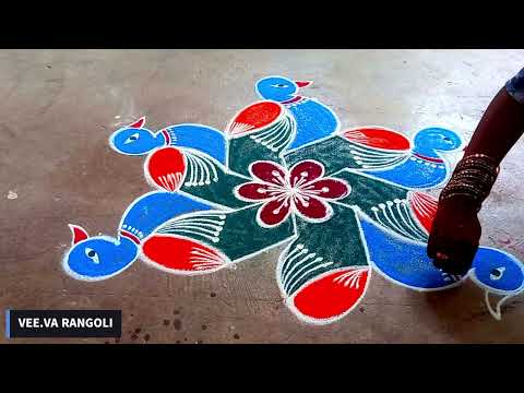 🌺 Margazhi kolam🌺 Pongal 2025 rangoli // Danurmasam rangoli // Festival Big rangoli //Vee.Va Rangoli