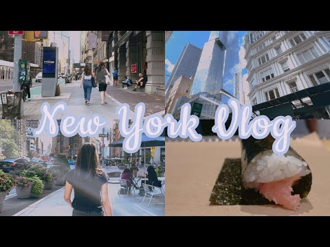 Vlog#5 纽约生活NYC 吃寿司手卷 全球第一间哈利波特旗舰店 黄油啤酒 🍺 买LadyM甜品店 Milkbar雪糕