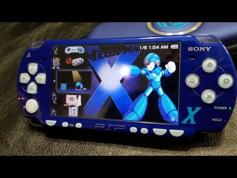 Megaman X! Custom 64gb PSP