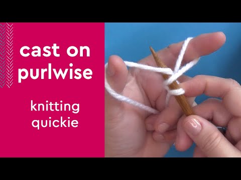 My Cast On Purlwise Tips #shorts #knittingtutorial #castonknitting